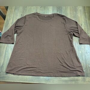 Beocut 3/4 Length Sleeve T-Shirt in Brown